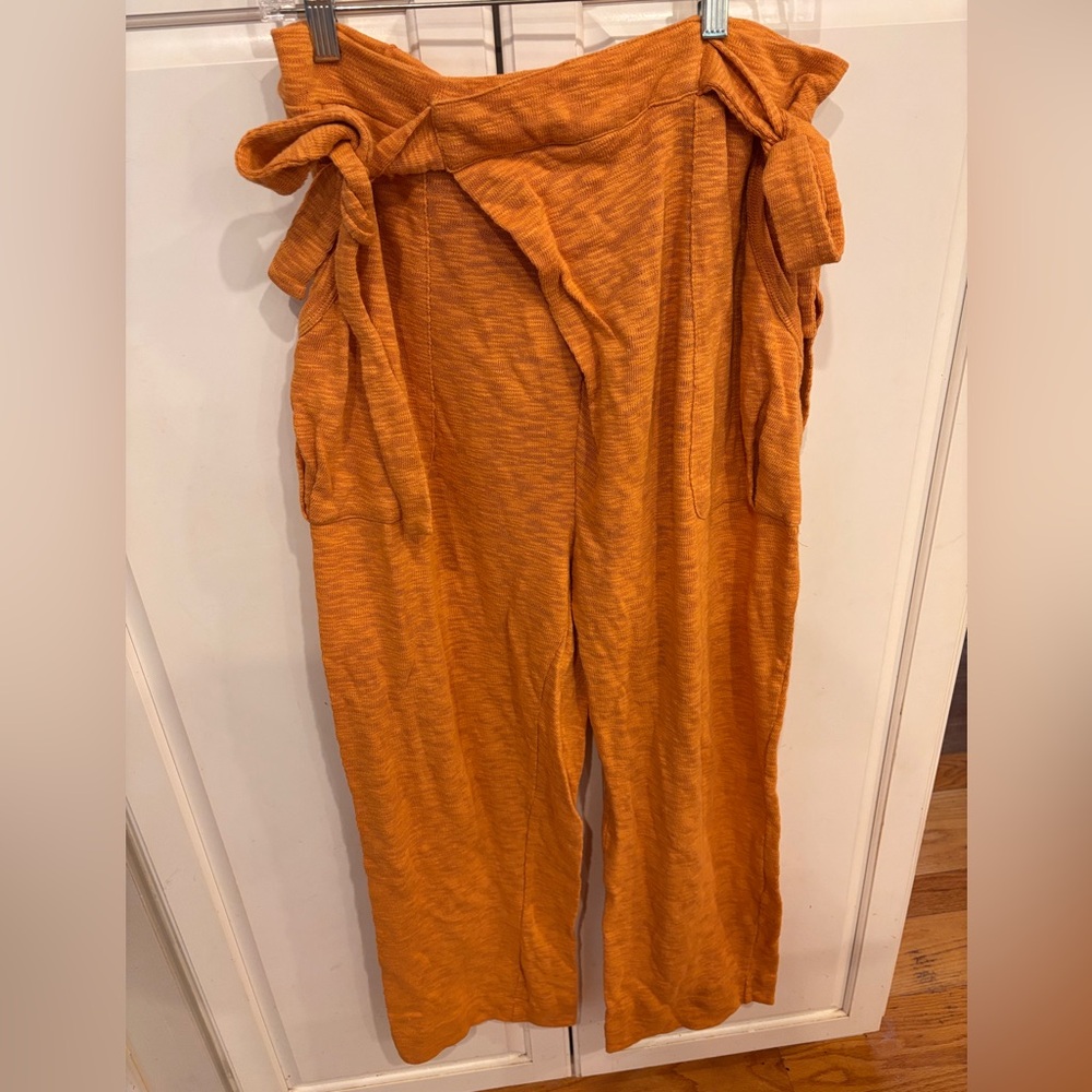 Free People beach sienna orange pants size large